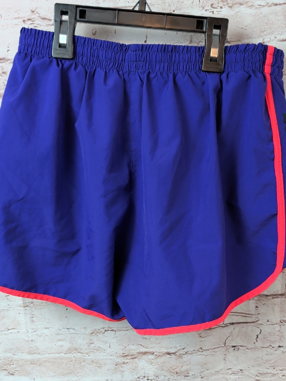 PINK Victoria's Secret Purple Athletic Shorts with Pink Trim Small Good - Picture 3 of 4